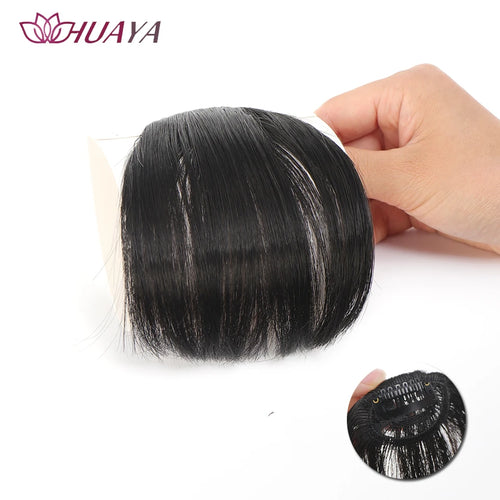 Synthetic Air Bangs Hair Clip-In Extension Front Fringes Hair pieces Air Bangs Fiber Hair Accessorie Invisible Natural