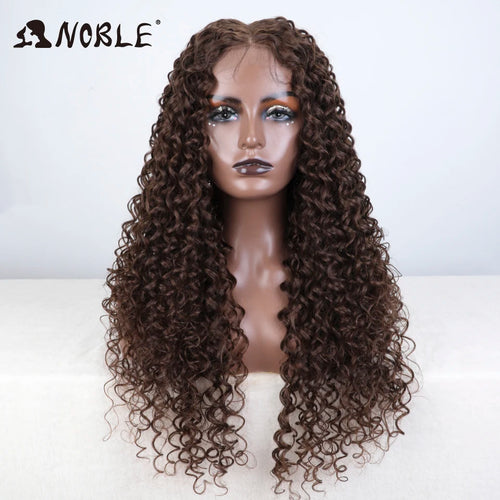 Noble Synthetic Lace Front Wig 30 Inch Long Curly Hair Wigs Lace Front Afro Kinky Curly Lace Wigs For Women Lace Front Wig