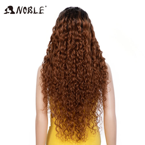 Noble Synthetic Lace Front Wig 30 Inch Long Curly Hair Wigs Lace Front Afro Kinky Curly Lace Wigs For Women Lace Front Wig