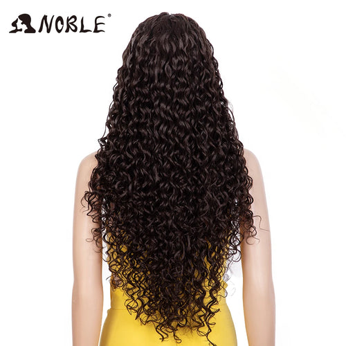 Noble Synthetic Lace Front Wig 30 Inch Long Curly Hair Wigs Lace Front Afro Kinky Curly Lace Wigs For Women Lace Front Wig