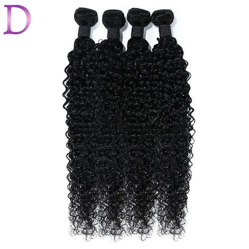 Deep Wave Human Hair Bundles 30 32 Inch 4/3/1PCS Bundles Brazilian Curly human Hair Double Weft Hair Extensions For Women