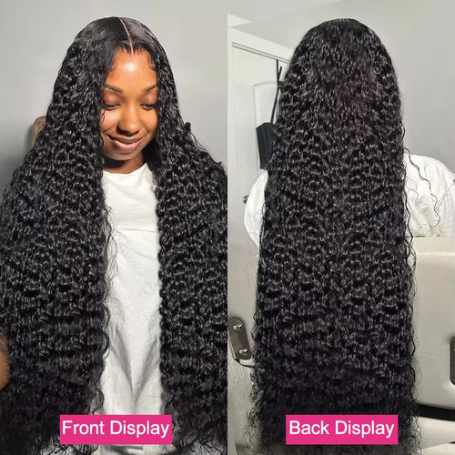 250 High Density Curly 13x6 Hd Lace Frontal Human Hair Wigs Invisible Strap Pre Plucked Deep Wave 360 Lace Front Wig Human Hair