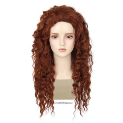 Synthetic 26 Inch Long Wig Water Wave Ginger Copper Wig for Women Deep Wavy Halloween Cosplay Daily Party Hair Replacement Wigs