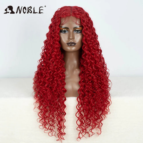 Noble Synthetic Lace Front Wig 30 Inch Long Curly Hair Wigs Lace Front Afro Kinky Curly Lace Wigs For Women Lace Front Wig