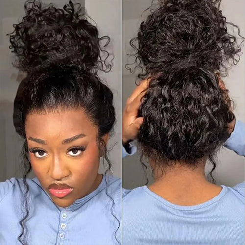360 Full Lace Wig Human Hair Pre Plucked Deep Wave Frontal Wig Natural Hairline Hd Lace Wigs 30 40 Inch Curly Human Hair Wigs