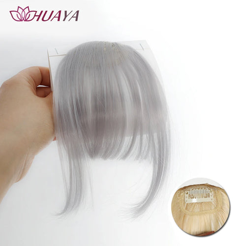 Synthetic Air Bangs Hair Clip-In Extension Front Fringes Hair pieces Air Bangs Fiber Hair Accessorie Invisible Natural