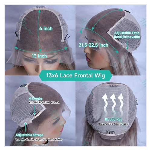 Ash Blonde Highlight Body Wave Human Hair Wig Blonde 613 Hd Lace Frontal Wig 13x6 Vietnamese Raw Hair Wigs For Women 250 Density
