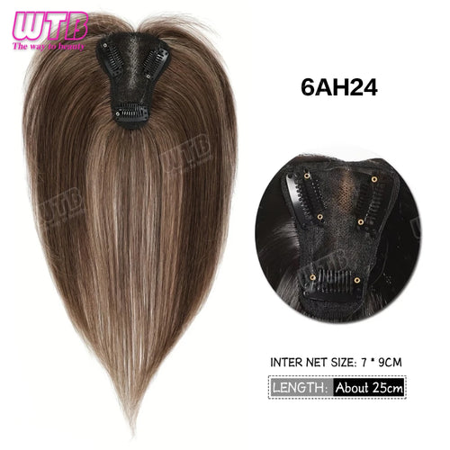 WTB Synthetic Bangs Clip-In Bangs Extension Natural Fake Fringe Topper Hairpiece Invisible Clourse Bangs Covers Hairpieces Hair