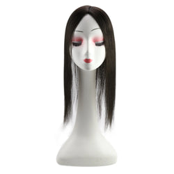 Ugeat Hair Topper For Women Natural Human Blonde Hair Extensions Mono Base 3x5inch Women Toupee Invisible Free Part Hair Toppers