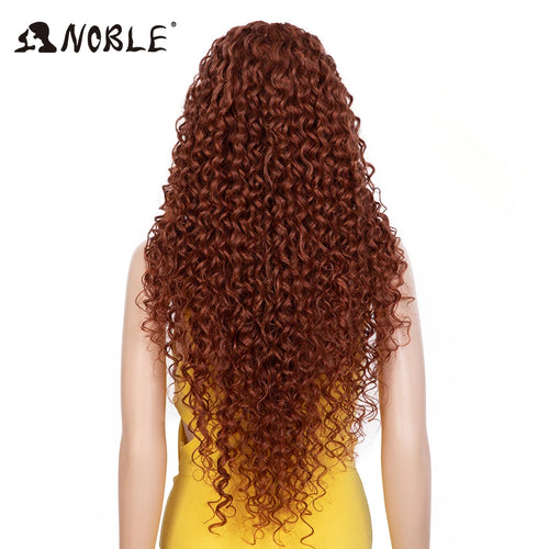 Noble Synthetic Lace Front Wig 30 Inch Long Curly Hair Wigs Lace Front Afro Kinky Curly Lace Wigs For Women Lace Front Wig