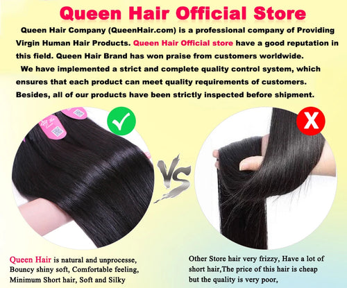 Queen Hair Raw Straight Hair 100% Human Hair Unprocessed Raw Hair Bundles Weave Extension Vietnamese Hair Natural Color