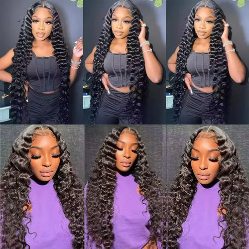 Tissage Deep Wave Human Hair Bundles 20 22 inch Bundles Brazilian Bundles 1/3/4 PCS Human Hair Extensions Delivery 3 Day France