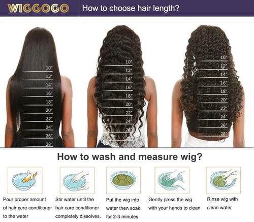 Wiggogo 30 Inches Lace Frontal Wigs Bone Straight Lace Front Wigs 13X4 13X6 Blonde 613 Lace Front Human Hair Wigs For Women