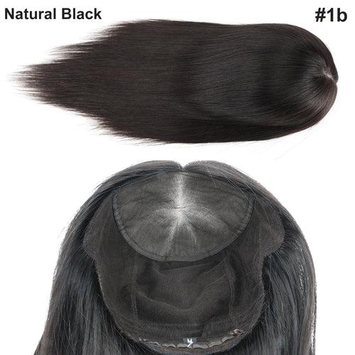Silk Base Wig Full Hand Tied Lace Base Remy European Hair Glueless Wear Go Light Thin Soft 5x5'' Silk Top Pre Plucked for Women