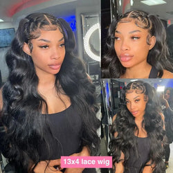 Cur Wig Body Wave 360 Full Lace Front Wig Human Hair Pre Plucked 13x4 HD Lace Frontal Remy Curly Hair Wig Brazilian For Women