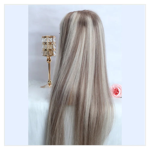 Ash Blonde Highlight Body Wave Human Hair Wig Blonde 613 Hd Lace Frontal Wig 13x6 Vietnamese Raw Hair Wigs For Women 250 Density