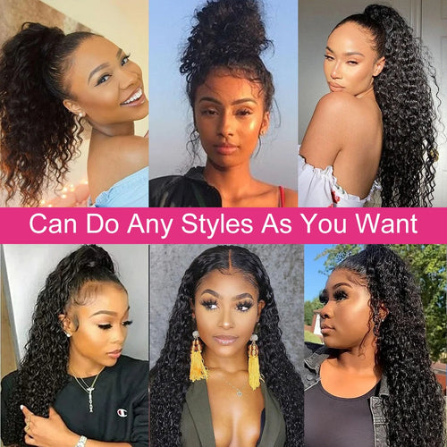 250 High Density Curly 13x6 Hd Lace Frontal Human Hair Wigs Invisible Strap Pre Plucked Deep Wave 360 Lace Front Wig Human Hair