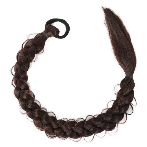 24-Inch Synthetic Long Braided Ponytail