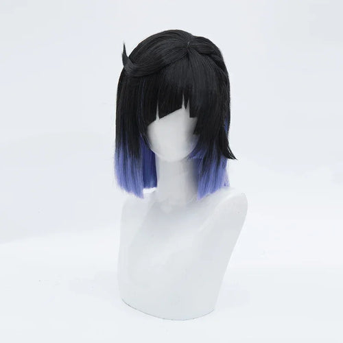 Yelan Genshin Wig – Gradient Short Hair with Natural-Look Fibers for Cosplay & Events