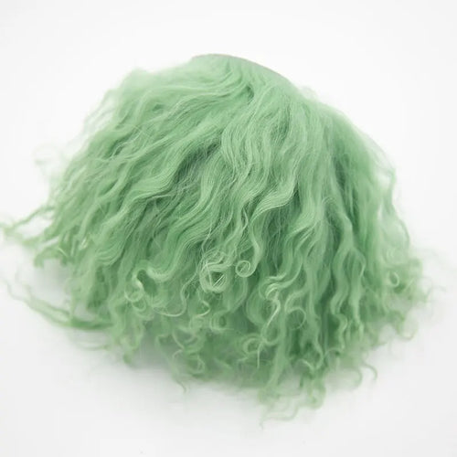 Witdiy™ 25-Color Sheepskin Wool Curly Hair Wefts – DIY Doll Wig & Craft Extension Set