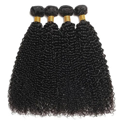 Burmese Afro Kinky Curly Hair Bundles – Deep Water Wave Synthetic Extensions, Full-Volume Hair for Women