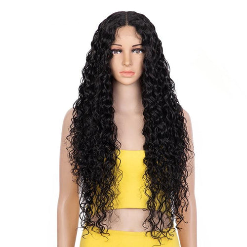 Synthetic Lace Front Wig 30 Inch Afro Kinky Curly