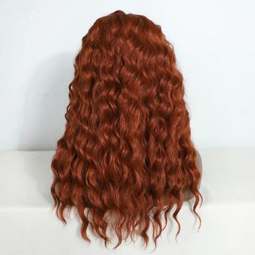 Noble 20 Inch Curly Synthetic Lace Front Wig – Ombre Blonde