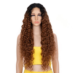 Synthetic Lace Front Wig 30 Inch Afro Kinky Curly