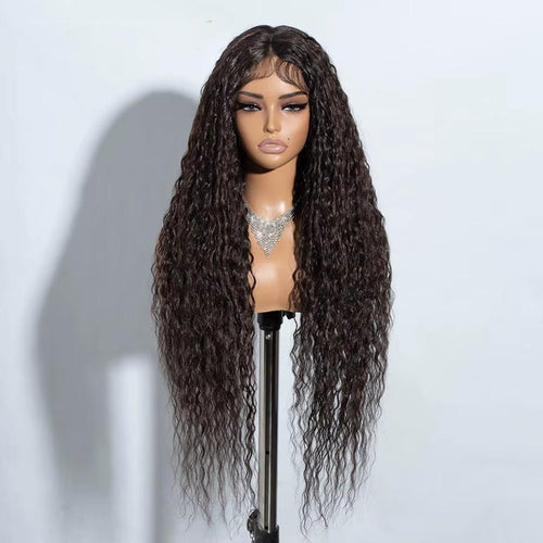 FREEDOM 34 Inch Curly Synthetic Lace Front Wig – Ombre Brown