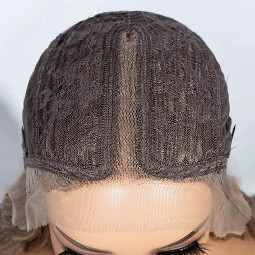 FREEDOM 34 Inch Curly Synthetic Lace Front Wig – Ombre Brown